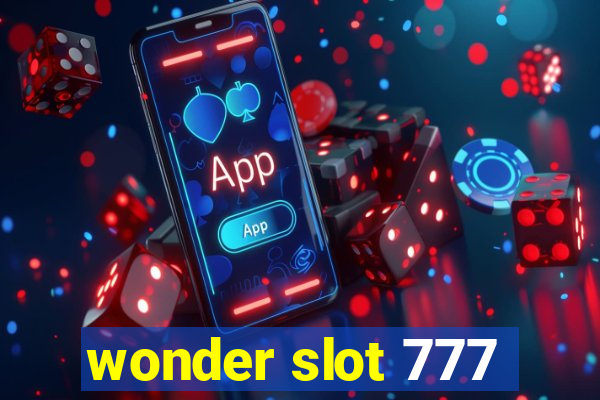 wonder slot 777