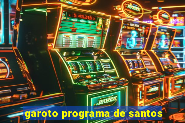 garoto programa de santos