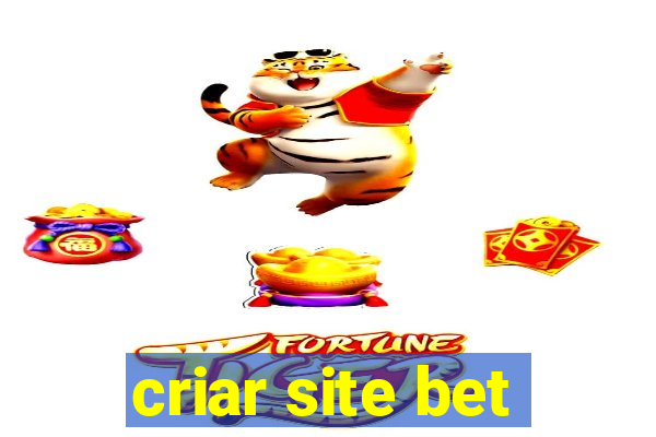 criar site bet