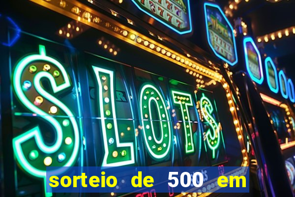 sorteio de 500 em cash toda segunda feira novibet como funciona