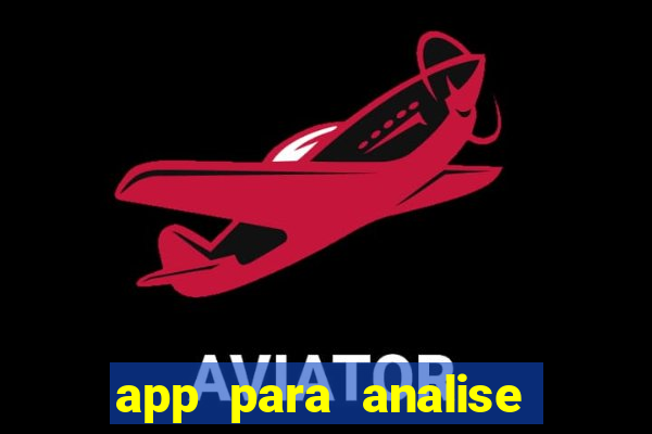 app para analise de jogos de futebol