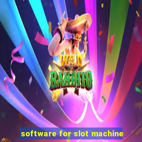 software for slot machine