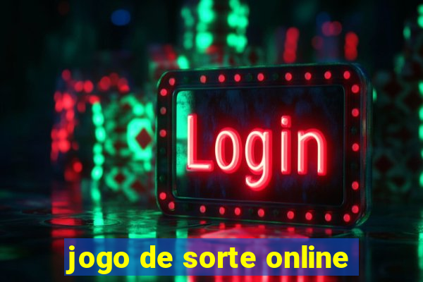 jogo de sorte online