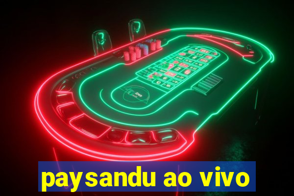 paysandu ao vivo