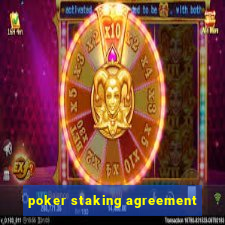 poker staking agreement