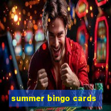 summer bingo cards