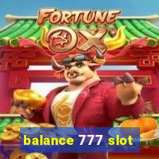 balance 777 slot