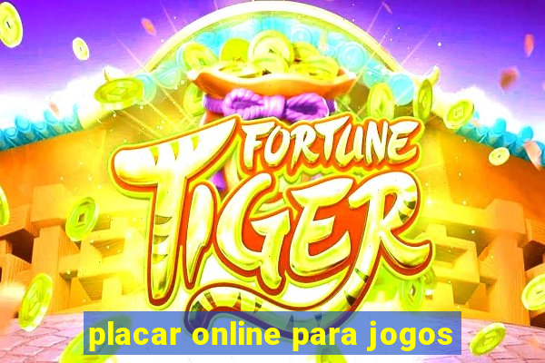 placar online para jogos