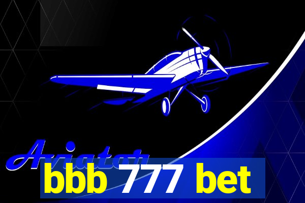 bbb 777 bet