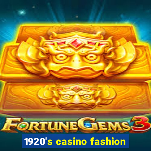 1920's casino fashion