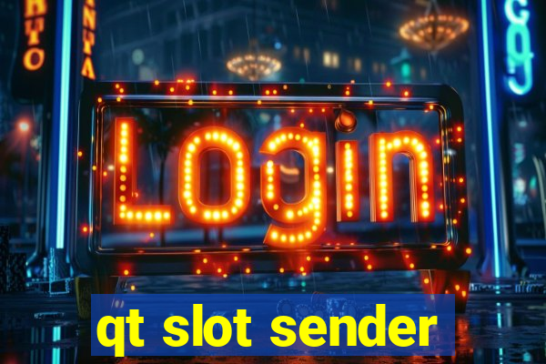 qt slot sender