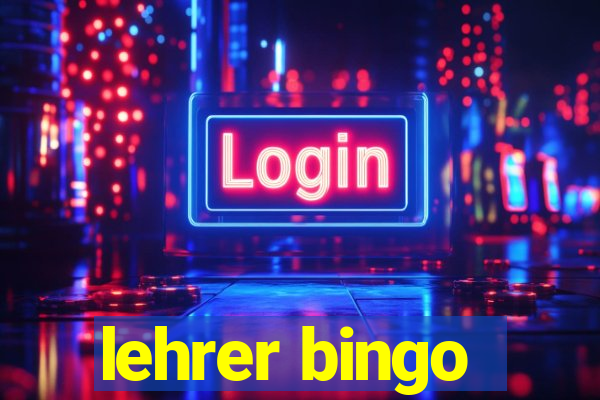 lehrer bingo