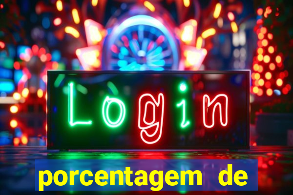 porcentagem de ganhos slots