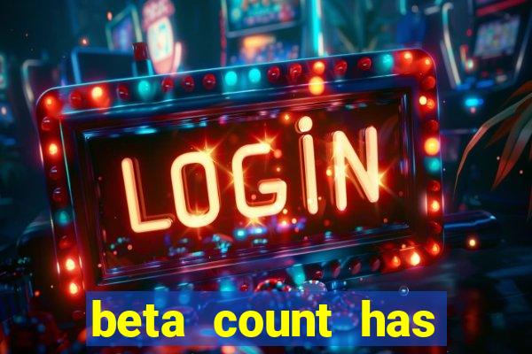 beta count has changed pt br