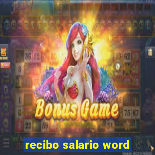 recibo salario word