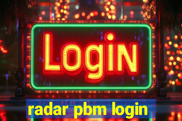 radar pbm login