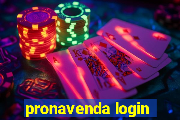 pronavenda login