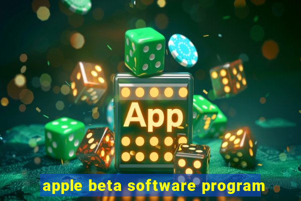 apple beta software program