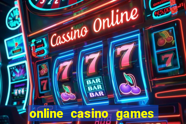 online casino games real money