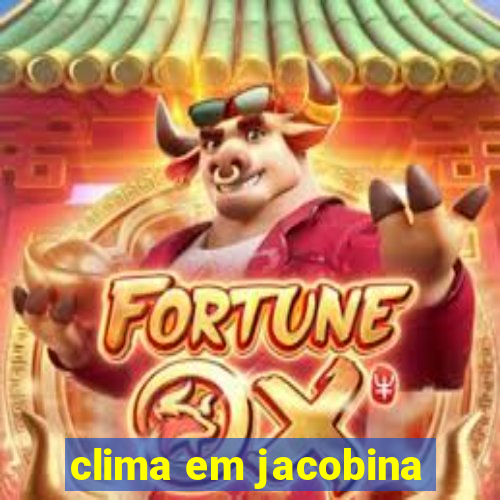 clima em jacobina