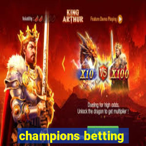 champions betting