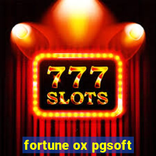 fortune ox pgsoft