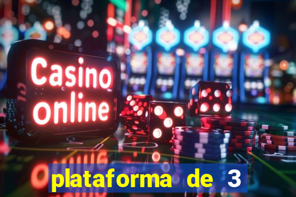 plataforma de 3 reais slots