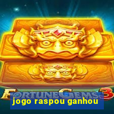 jogo raspou ganhou