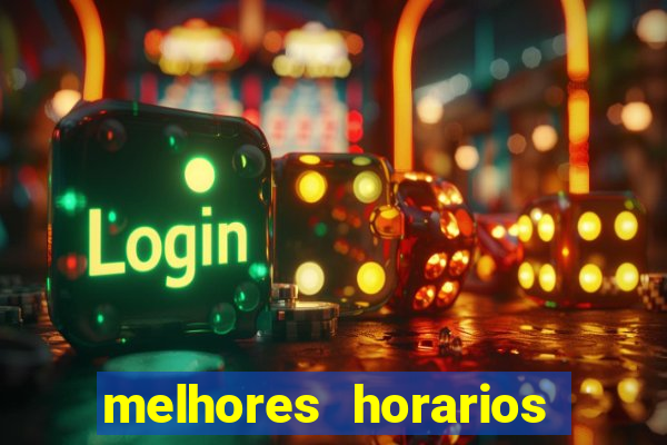 melhores horarios pagantes fortune tiger