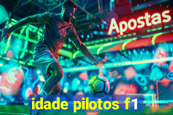 idade pilotos f1