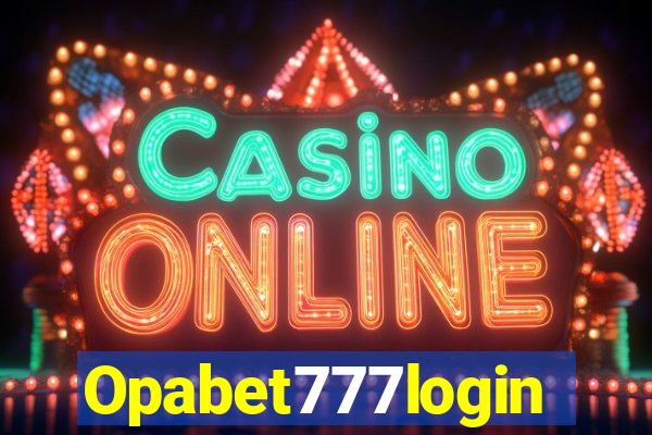 Opabet777login