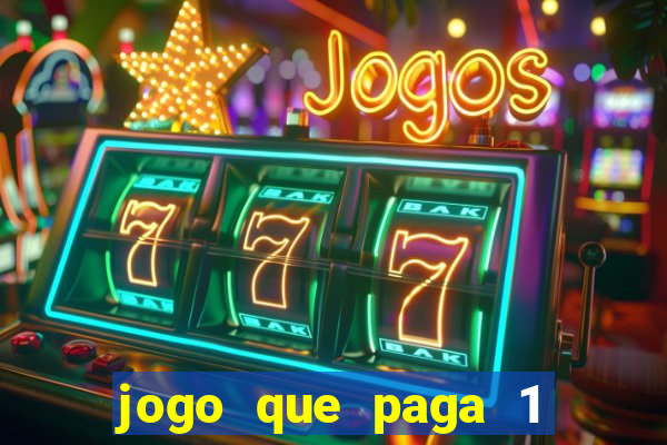 jogo que paga 1 real no pix