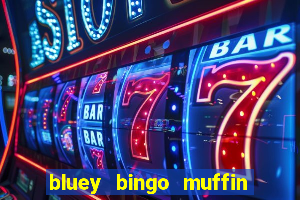 bluey bingo muffin and socks