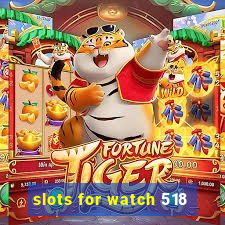 slots for watch 518