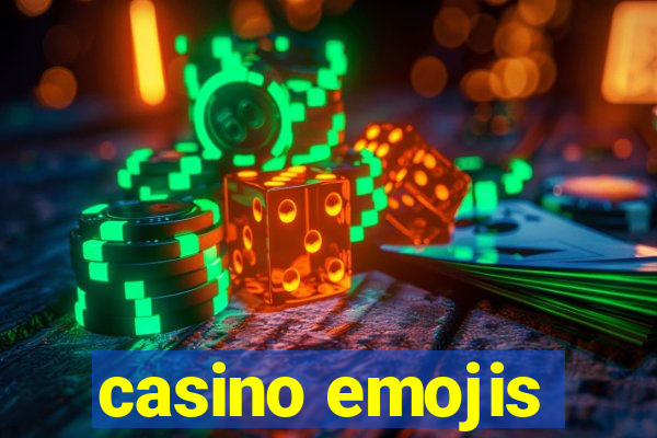 casino emojis