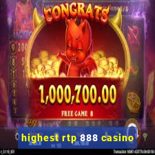 highest rtp 888 casino