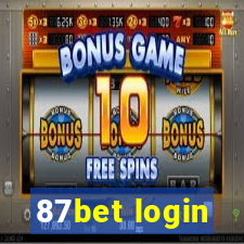 87bet login