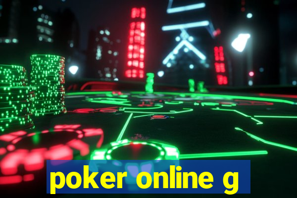 poker online g