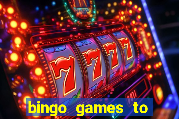 bingo games to play at home