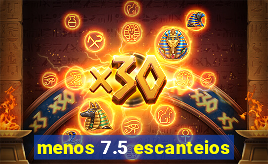 menos 7.5 escanteios