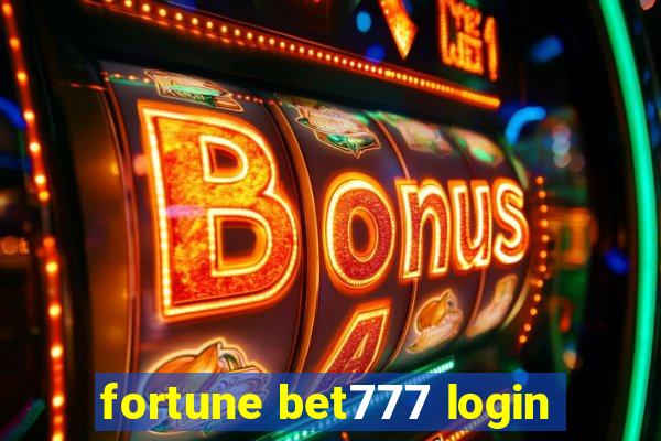 fortune bet777 login