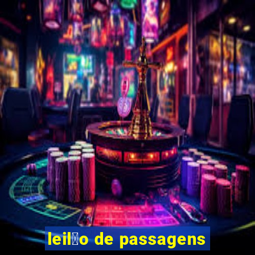 leil茫o de passagens