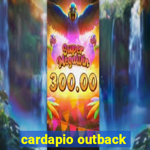 cardapio outback