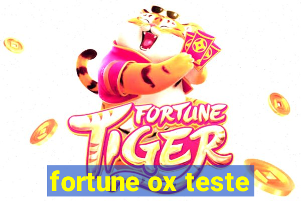 fortune ox teste