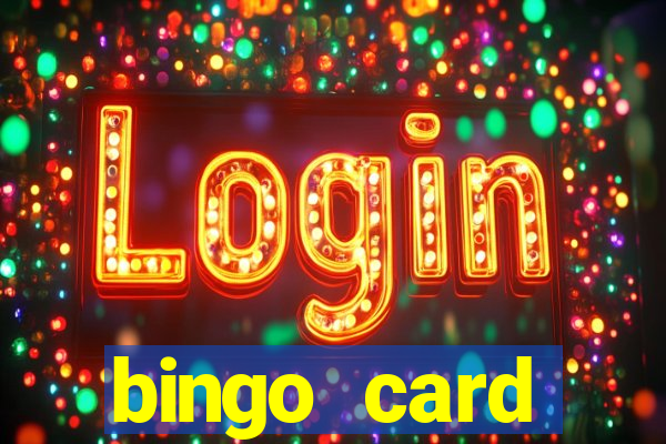 bingo card generator with pictures