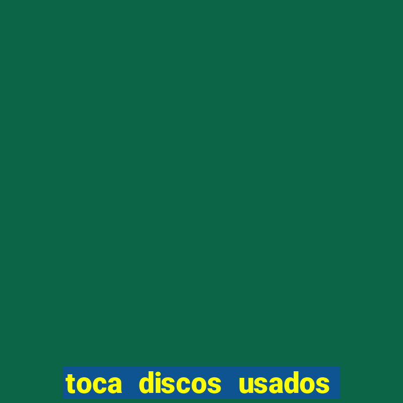 toca discos usados santa efigênia