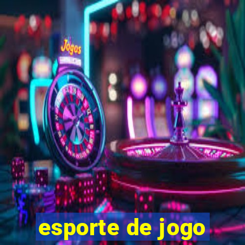 esporte de jogo