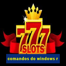 comandos do windows r