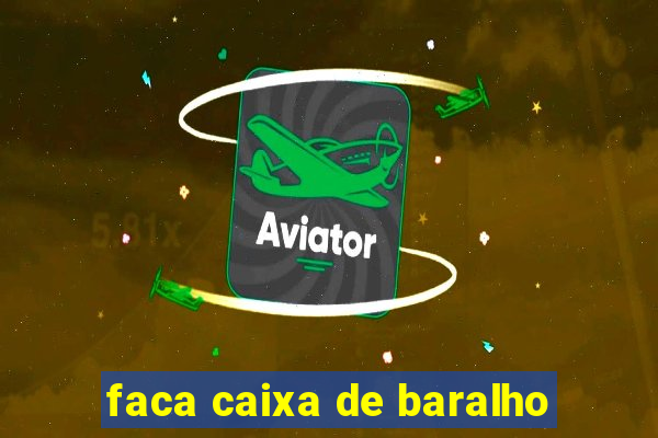 faca caixa de baralho