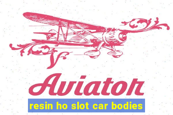 resin ho slot car bodies